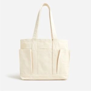 [jcrew] medium seaport tote in canvas